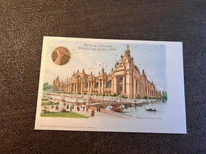 Lithograph - 1904 St. Louis World's Fair - Palace of Electricity Building - Picture 1 of 2