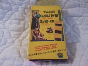 CHAINED FOR LIFE VHS SIAMESE TWINS HILTON SISTERS FILM-NOIR CRIME DRAMA FREAKS - Picture 1 of 15