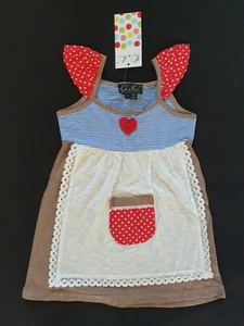 Oobi Jemima Dress - Scarlett - Size 4 - BNWT - Picture 1 of 4