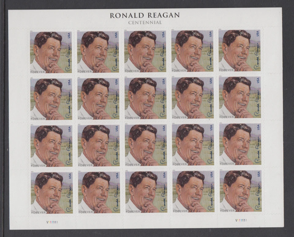 US #4494 Ronald Reagan 44 Cent 2011 Sheet of 20 MNH - Image 1 of 1