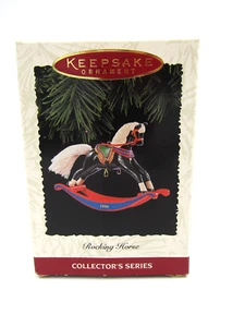 Hallmark Andenken Weihnachtsschmuck 1996 Schaukelpferd 16. in Serie - Bild 1 von 8
