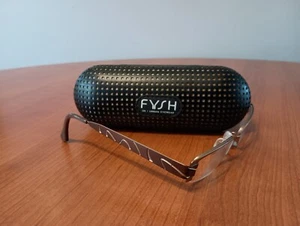 FYSH Eyeglasses Frames Only 3371 390 51-16-135 Brown Women's W/ Case - Picture 1 of 9