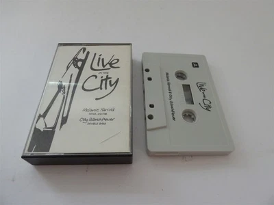 Melanie Harrold & Olly Blanchflower – Live In The City RARE CASSETTE Tape 1988 - Image 1 of 2