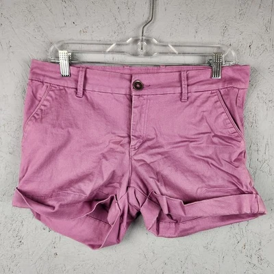 Pantalones Cortos Buffalo David Bitton Para Mujer 30 Púrpura Elastizados Puños Chinos Preppy Informales Foto 1 de 4