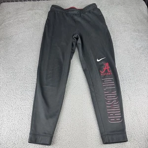 Nike Alabama Crimson Tide Joggers Mens Medium Grey Dri-Fit Fleece Gym Sweatpants - Picture 1 of 10