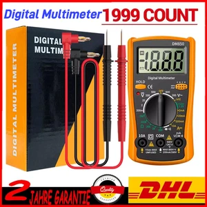 Digital Multimeter Messgerät LCD AC/DC Strommesser Strom Voltmeter Amperemeter - Bild 1 von 18