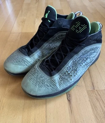 Nike Air Jordan Jumpman Warrior Hombres Talla 13 Verde Tenis Zapatos Foto 1 de 4