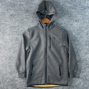 Rip Curl Hoodie Sweatshirt Youth Medium Anti Series Gray Zip Up - Picture 1 of 19