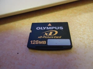 Vintage Olympus XD Picture Card 128MB Memory Card Tested OK Spain - Picture 1 of 7