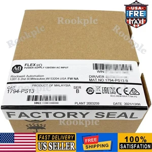 New Factory Sealed AB 1794-PS13 Ser B 1794-PS13 Flex Power Supply Module - Picture 1 of 2