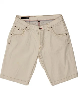 TOMMY HILFIGER Womens Casual Shorts W36 Large Off White Cotton BY90 - Image 1 of 4
