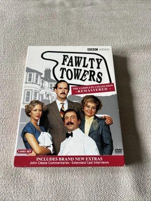 Fawlty Towers The Complete Collection Remastered (3-Disc DVD, 2009) BBC - Imagem 1 de 4