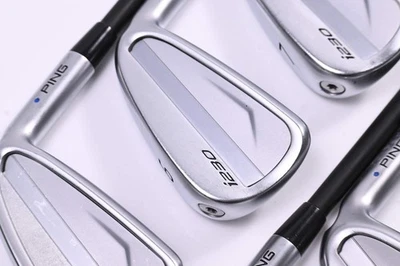 Ping i230 Irons / 5-PW / Blue Dot / Regular Flex Ping Alta CB Black AWT Shafts - Image 1 of 4