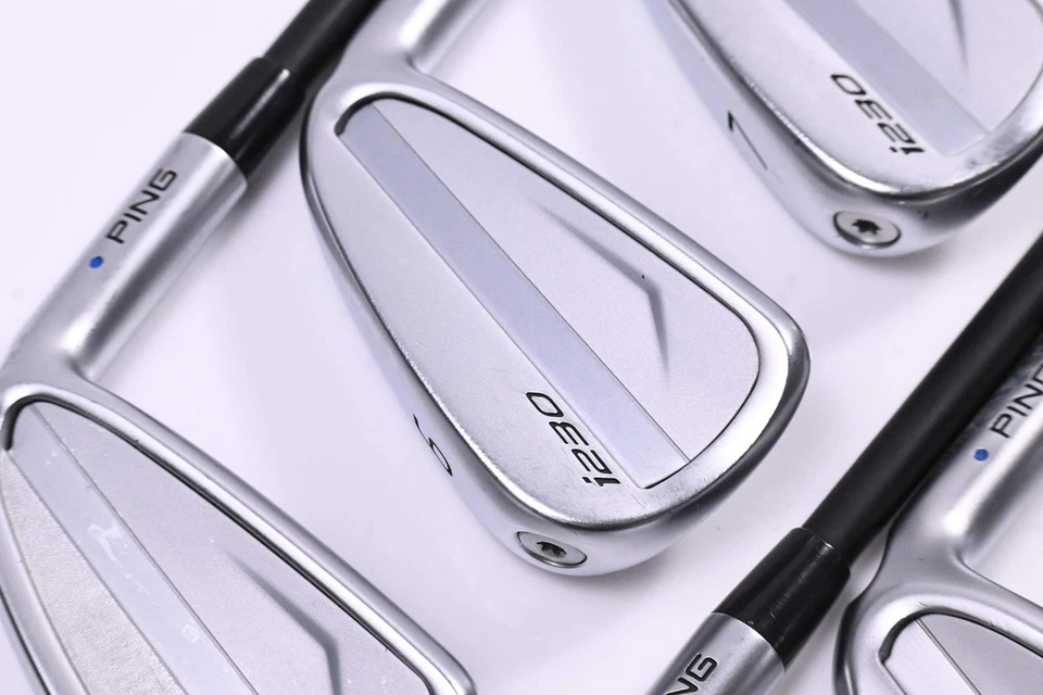 Ping i230 Irons / 5-PW / Blue Dot / Regular Flex Ping Alta CB Black AWT Shafts - Image 1 of 4