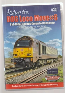 Riding the ROG Loco Move 6 : Bounds Green to Doncaster (DVD) Cab Ride ~ Railway - Imagen 1 de 3