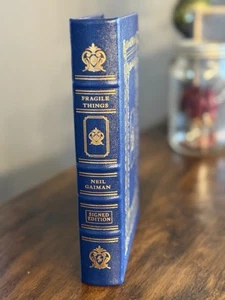 Easton Press NEIL GAIMAN: FRAGILE THINGS SIGNED - Picture 1 of 9