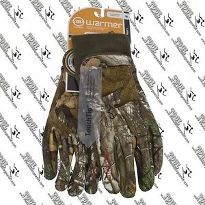 MANZELLA MENS FORESTER ST TOUCHTIP REALTREE CAMO ALL PURPOSE HUNTING GLOVE M-XL - Picture 1 of 3