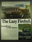 1968 Vauxhall Ventora Car Ad - The Lazy Fireball