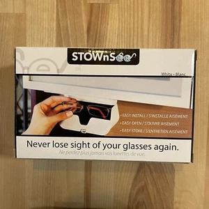 Soportes de almacenamiento de gafas STOWnSEE prácticamente en cualquier lugar blanco Snsbx-wh07282010-vstp - Imagen 1 de 4