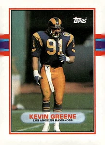 1989 Topps #134 Kevin Greene Los Angeles Rams Football Card - Picture 1 of 2