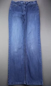 Pantalones de mezclilla para mujer NYDJ Not Your Daughter de altura media rectos elásticos talla 6 (29x31) - Imagen 1 de 8
