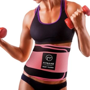 Waist Trimmer Trainer Slim Belt for Women Lg 45”- 54” stomach sweat wrap band - Picture 1 of 5