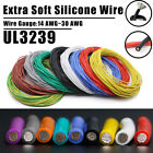UL3239 Silicone Rubber Cable Tinned Copper Wire Wire Gauge 14 16 18 20 22 ~30AWG