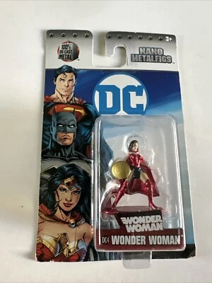 Wonder Woman Nano Metalfigs DC Comics Metal Figure DC4 2017 Jada Toys - Image 1 of 2
