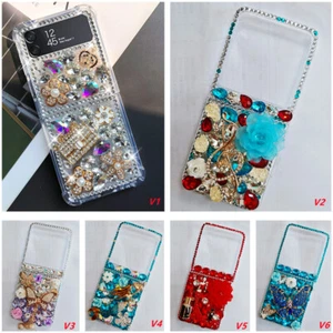 Flip Case Girly Sparkly Luxury Bling Full Diamonds Women Hard Phone Cover Case - Picture 1 of 29