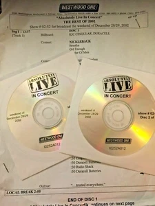 ÉMISSION DE RADIO : ABSOLUMENT LIVE IN CONCERT 28/12/03 CARBURANT, ALICE IN CHAINS, 311 - Photo 1/3