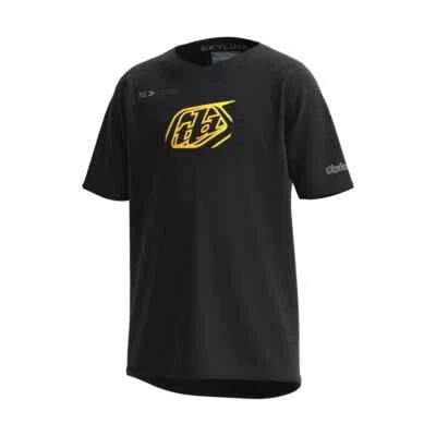 Camiseta deportiva Troy Lee Designs TLD Skyline Cycling SS icónica negra juvenil muestra mediana Foto 1 de 4