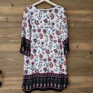 NEW Beach Lunch Lounge tunic dress swim cover top floral womens size S - Picture 1 of 8