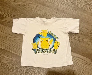 Official Pokemon Pikachu Nintendo T shirt Vintage 1999 Youth Large - Picture 1 of 4