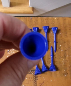 60 Martini Glass Style Golf Tees . NEW. Reduces Slices and Hooks Great Tees. - Picture 1 of 4