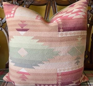 Ralph Lauren CANYON VISTA BLANKET Summer Cotton Blanket Custom Pillow #2 - Picture 1 of 8