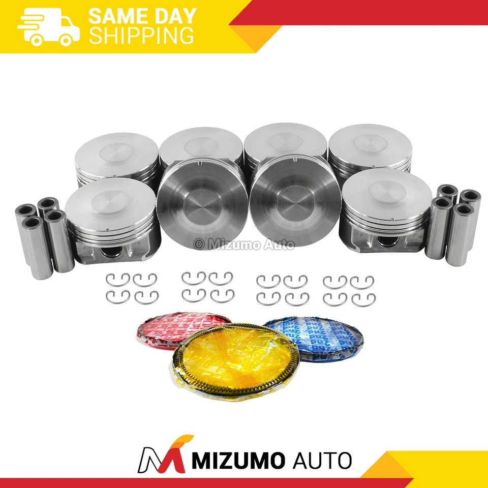 Pistones con anillos para Cadillac 00-03 4,6 L V8 DOHC 32V Foto 1 de 3