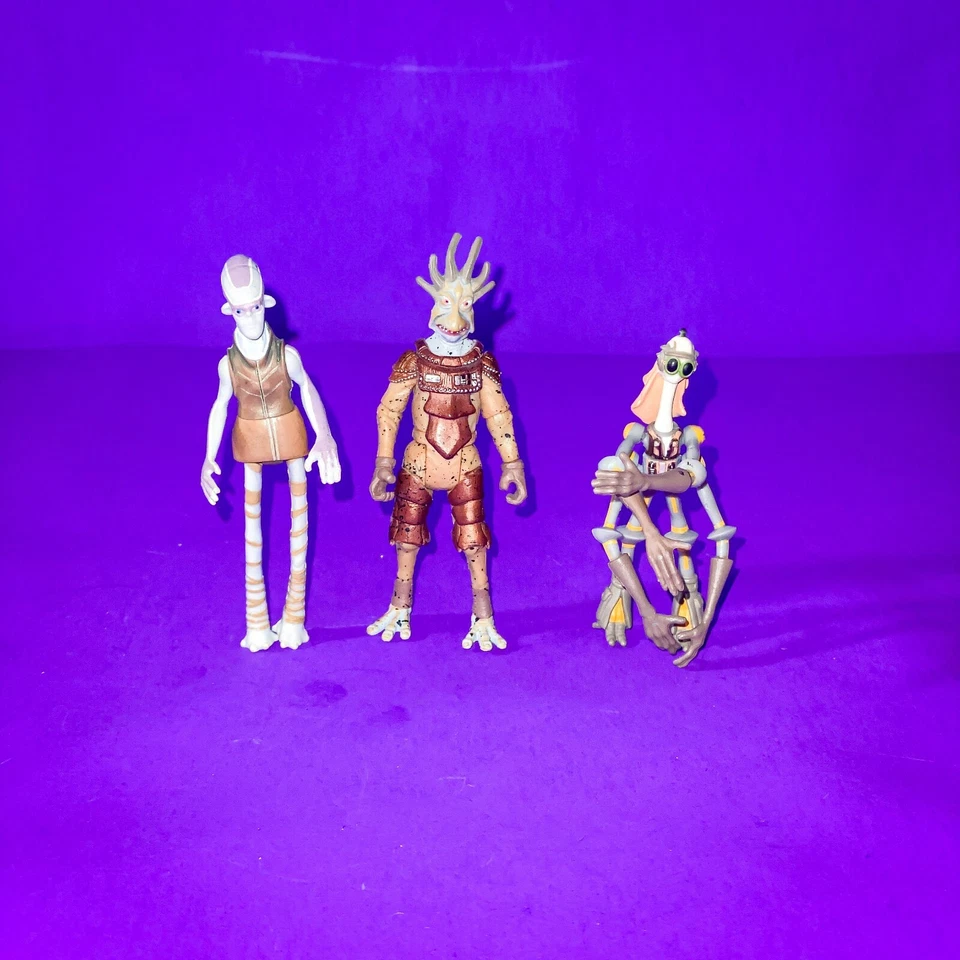 Hasbro 3 Pack STAR WARS Episode 1 Figures Clegg Holdfast, Ody Mandrell, Gasgano - Image 1 of 4