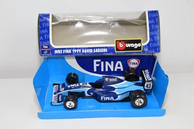 B66 1:24 BBURAGO BURAGO WRT FINA 1999 DAVID SAELENS RACING CAR MIB RARA PROMO!!! - Immagine 1 di 4