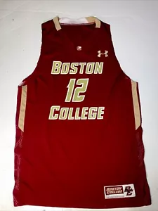 Boston College Eagles NCAA Basketball Jersey UnderArmor # 12 Maroon Size Med. - Picture 1 of 4