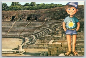 Postal Un niño israelí de teatro romano hecho en Israel - Imagen 1 de 2