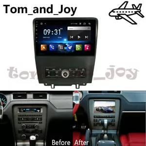 For 10-14 Ford Mustang 10.1 Android 1+16G Car Stereo GPS Radio Player WIFI 10.1" - Imagen 1 de 6