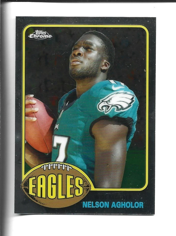 2015 Topps Chrome 1976 #76-NA Nelson Agholor RC, Baltimore Ravens - Image 1 of 1