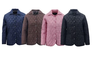 Vintage Campbell Cooper Womens Quilted Country Jacket Made in UK