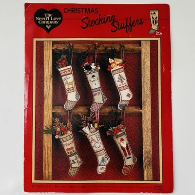CHRISTMAS STOCKING STUFFERS Cross Stitch Leaflet The Need’l Love Company L31-SS1 - Image 1 of 2