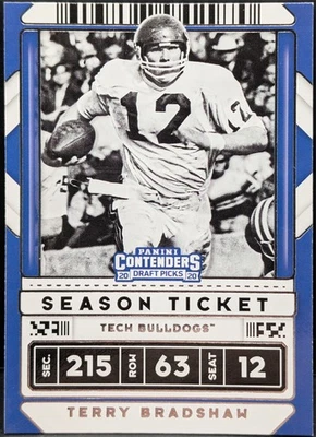 2020 Panini Contenders Draft Picks #94 Terry Bradshaw Louisiana Tech Bulldogs - Image 1 of 2