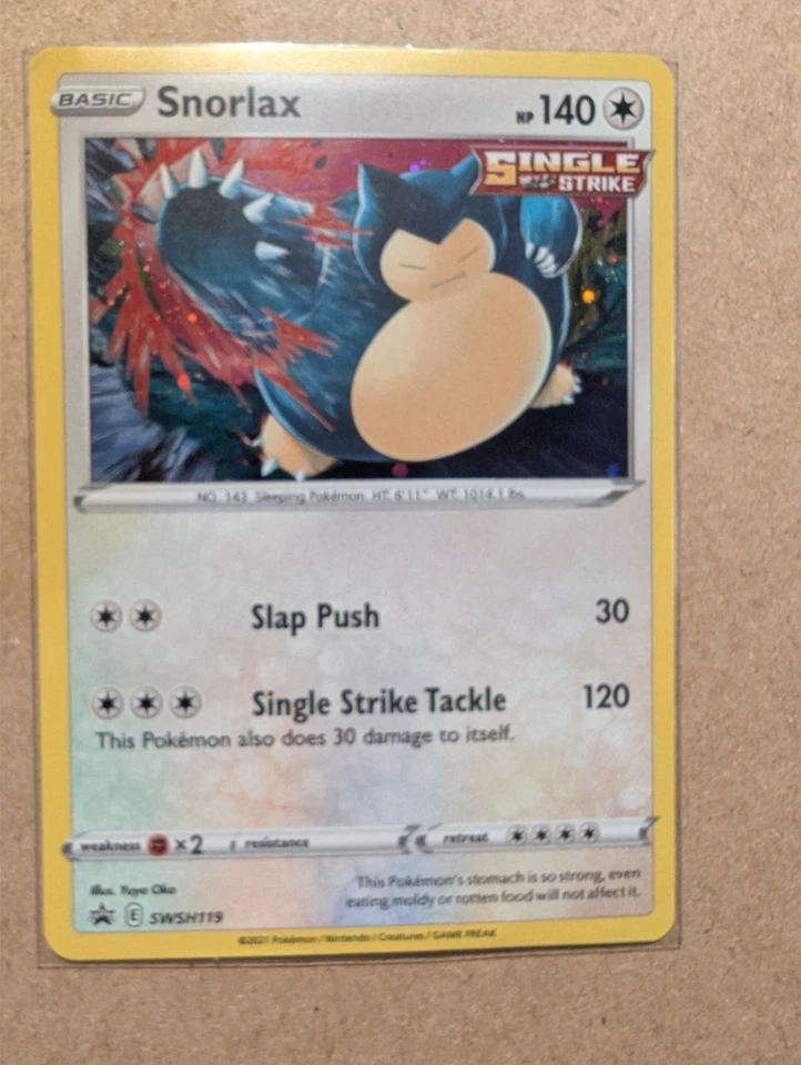 Snorlax SWSH119 SWSH: Sword & Shield Promo Cards Holo - Image 1 of 3