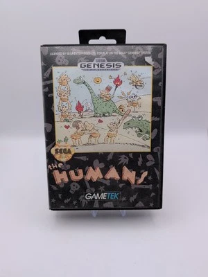 Humans Sega Genesis No Man. Tested Authentic - Image 1 of 4
