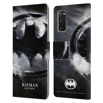 OFFICIAL BATMAN RETURNS KEY ART LEATHER BOOK CASE FOR SAMSUNG PHONES 1 - Image 1 of 4