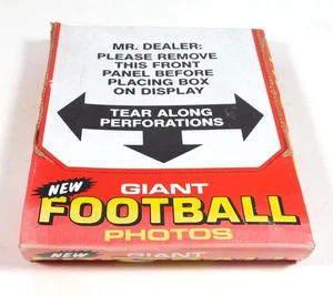 Caja de fotos de fútbol americano gigante Topps 1980 (48 paquetes sellados) - Imagen 1 de 2