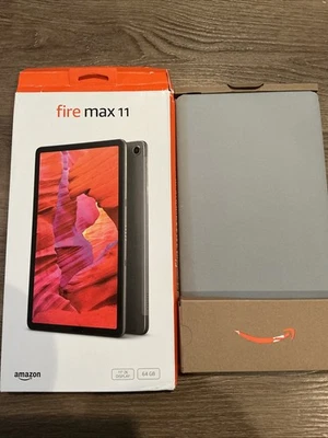 **NEW** Amazon Fire Max 11 tablet 11" 2k DISPLAY 13th Generation 64GB Gray. New - Image 1 of 4